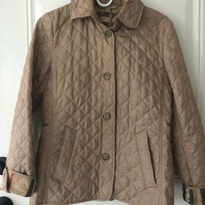 Burberry Quilted Collared Jacket